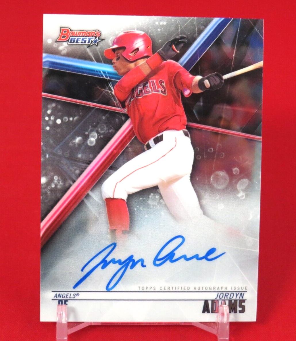 Toppsカード Jordyn Adams Jordyn Adams AUTO RC Rookie 2018 Bowman's Best | eBay