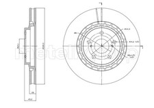 2X Disco De Freno Ø328.3Mm Delante Ventilado Para Toyota RAV 4 IV 2.5 Híbrido NX