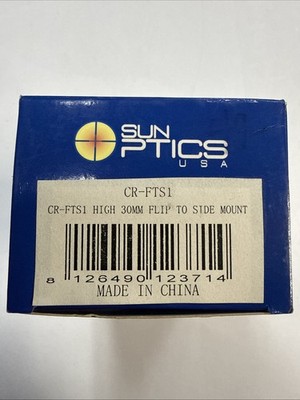 Sun Optics PICATINNY Flip To Side RING MOUNT