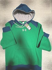 Under Armour UA Storm Men s L Pullover Fleece Hoodie Colorblock Pockets NWT