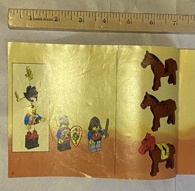 LEGO 6056 Dragon Wagon Knights Castle Retired Instruction Manual Only 1993