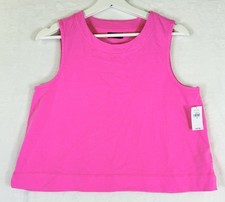 Gap Heavyweight Shell Tank Top Small Womens Pink Sleeveless Knit New NWT