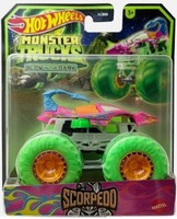 Scorpedo - Glow In The Dark Monster Trucks Hot Wheels Auto Diecast 1:64 Scale