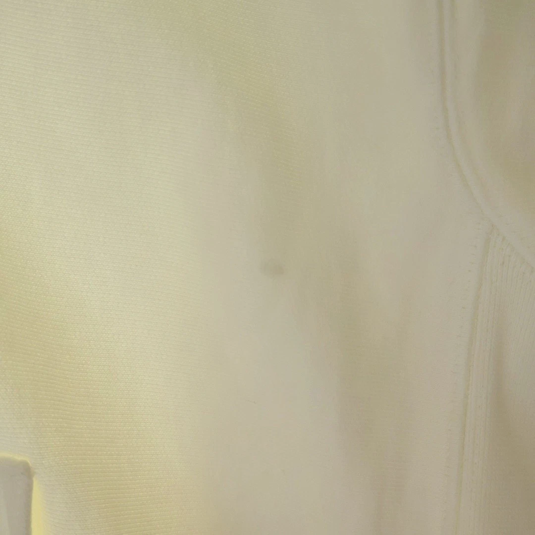 Felpa con cappuccio zip logo Maison Margiela 21ss ICON S50HG0036 S25508 bianca usata 908c