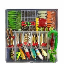 Generic Fishing Lures Set: Hard Lures, Spoons, Jigs