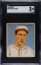 DOLF LUQUE (ADOLFO) 1933 Goudey Gum #209 SGC 3 GIANTS Cuban Baseball Player