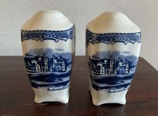 Set of Vintage Johnson Brothers Old Britain Castles Salt and Pepper Shakers