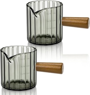 2 Pa Espro Measuring Cups, 4oz Borosilicate Glass Espro Shot