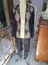 MELA London Black Lace Cover Up - UK 8 Exccellent Condition