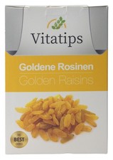 Premium Getrocknete Goldene Rosinen 250gr zum Backen Müsli Studentenfutter Snack
