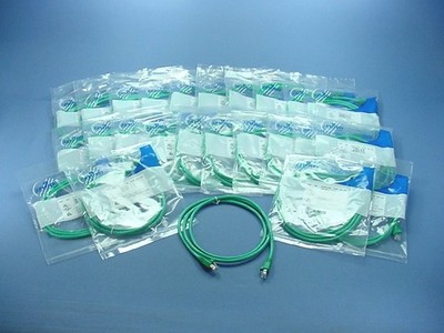 Leviton 62460-5G Cat 6+ Cables Green 5' Extreme Ethernet Patch Cord Wire 25-Pack