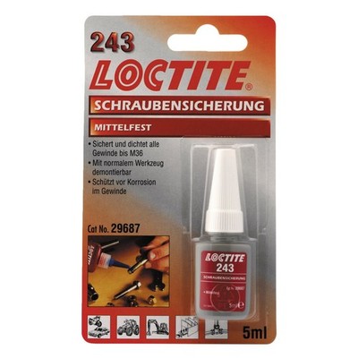 Loctite 243 blau, Gewindebremse 5cc
