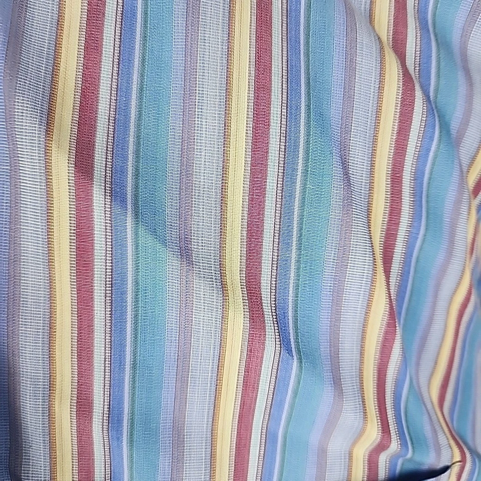 Camisa de vestir informal con botones manga larga Burberry London para hombre talla L azul Foto 4 de 4