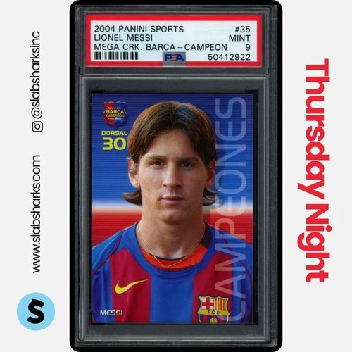 Lionel Messi 2004 Panini Lionel Messi Rookie