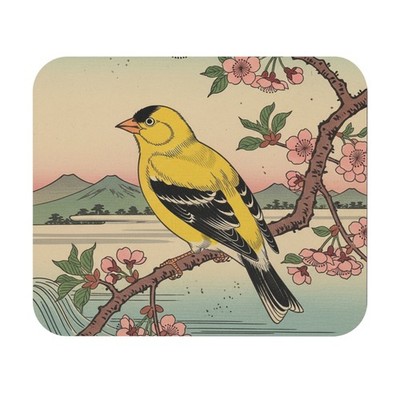 Goldfinch Japanese Style Mouse Pad bird watcher office computer desk avian 