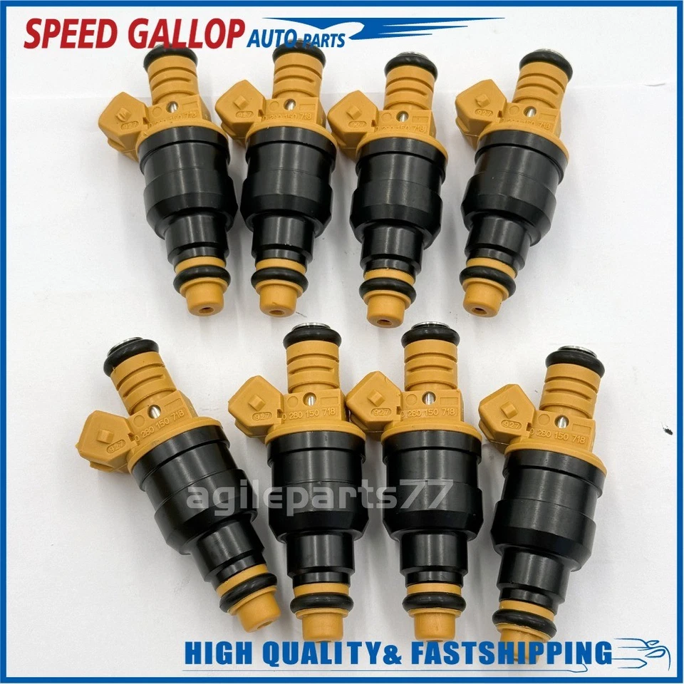 8x Inyectores de combustible originales BOSCH Upgrade para Ford F150 F250 F350 0280150718 Foto 2 de 4