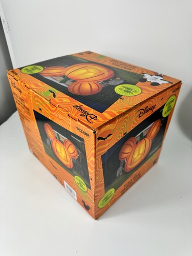 Disney Mickey Mouse 9.5ft Wide Giant Halloween Inflatable Pumpkin Head GEMMY NEW - Picture 4 of 7