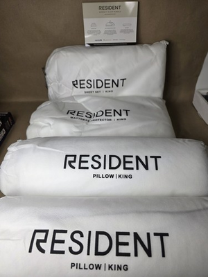 #ad #ad Resident Serenity Sleep Sheets White King Size $85.00