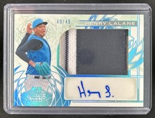 2024 Leaf Trinity Henry Lalane Patch Auto Autograph Platinum #/49