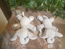 Lot Of 2AVENT Soothies Pacifier Holder Snuggle Soother Plush Elephant 6.5 Baby
