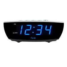   0.9 in. Blue LED Digital Desktop Alarm Clock
