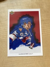 Ed Olczyk #99 1991 Upper Deck Winnipeg Jets Hockey Card NHL NM