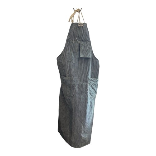 Vintage 40s Hercules Sears Hickory Stripe Shop Apron Union Made Workwear 1940s