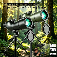 HD25-75x60 1-Pack Portable Spotting Scope With Tripod Phone Adapter