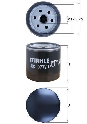 Mahle Original Ölfilter OC 977/1