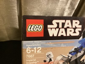 Lego Star Wars Imperial Dropship 7667 Black Stormtrooper Blaster Rifle 2008