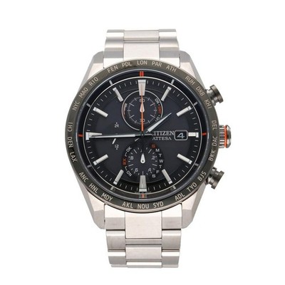 CITIZEN Attesa Direct Flight AT8189-61E Wrist Size 19cm Used Watch #61112
