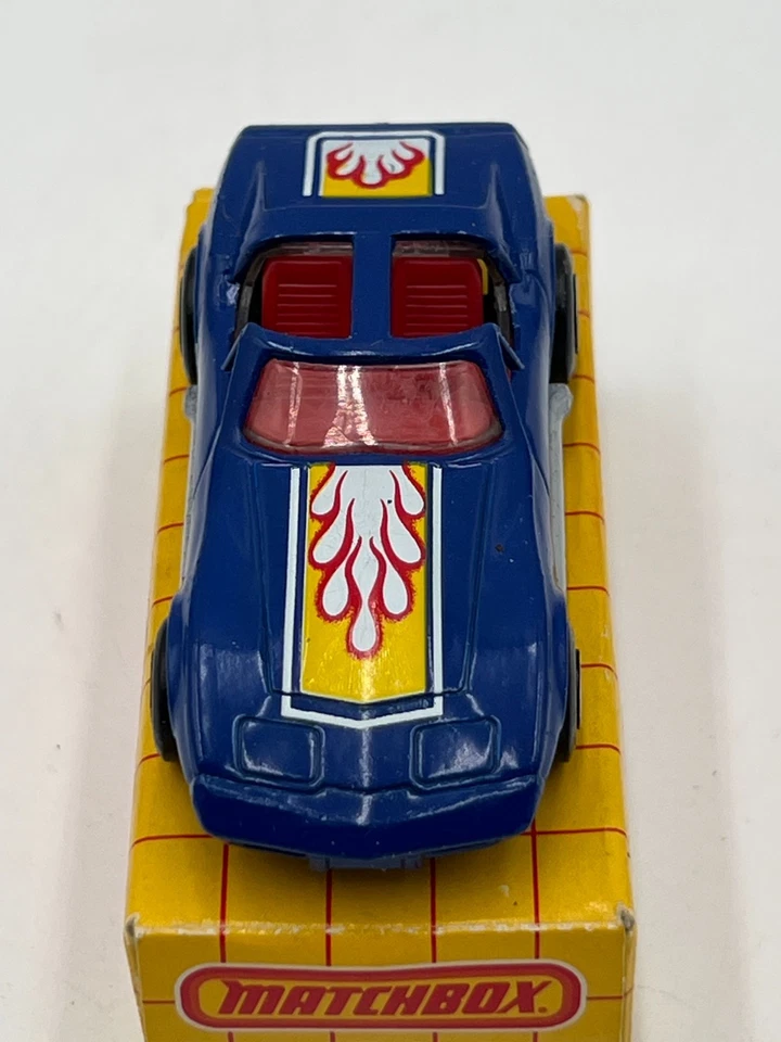 Matchbox MB40 Corvette T Roof Superfast 1979 Macau Red Interior NIB w/ Box - Image 2 of 4