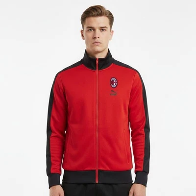 AC Mailand Milan Trainingsjacke Puma T7 Red 2022/23 Tracktop M L - Bild 1 von 4