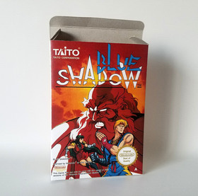 Blue Shadow UKV PAL Nintendo NES Empty Handmade Replacment Box Only