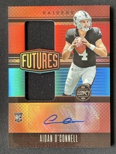 Aidan O'Connell 2023 Panini Legacy Football Futures Patch Auto RC /100 #FDA-34