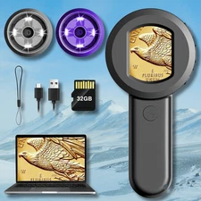 Tomlov 100X Jewelers Loupe Coin Magnifier Light Jewelry Pocket Magnifying Glass