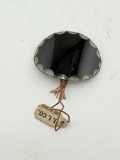 Antique Riveted Dress Or Shoe Clip Just 1 Black Scalloped France