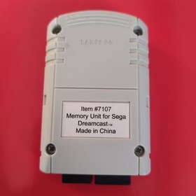Sega Dreamcast High Frequency Memory Card 128K #7107