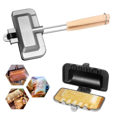 Hot Sandwich Maker, Hot Dog Toaster, Double-Sided Sandwich Baking Pan, Double...