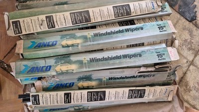 Anco 11-15 wiper blade refills - 15'' (1 pair) NOS, boxes damaged