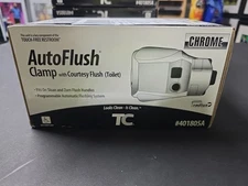 Rubbermaid TC AutoFlush Toilet Clamp w/ Courtesy Flush #401805A- Chrome 