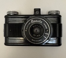 Beauta Miniature Candid Type Camera Black Vintage Mid Century