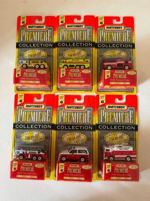 1995 Matchbox Premiere Collection Fire Series 7 Complete Entire