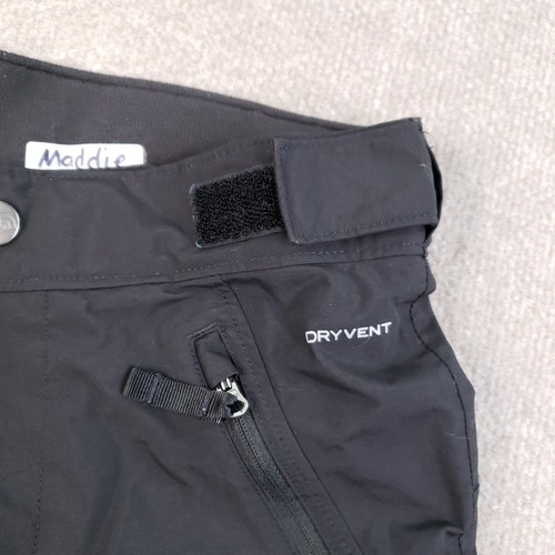 North Face Pants Boys Small Black DryVent Insulated Waterproof Ski Snow EZ Grow - Picture 9 of 18