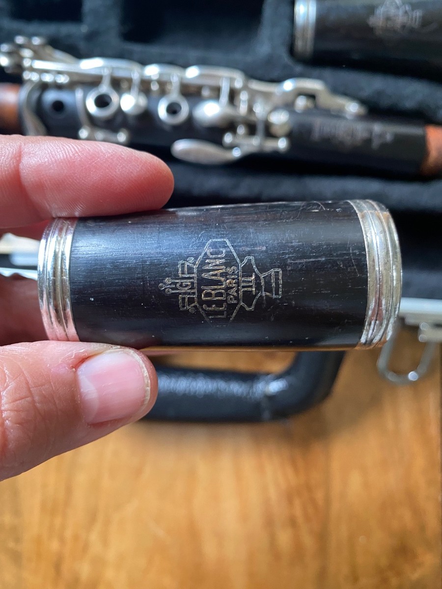 フランス軍外人部隊　下士官用　ケピブラン　黒 Bb Leblanc LL Clarinet France Grenadilla Wood Professional with