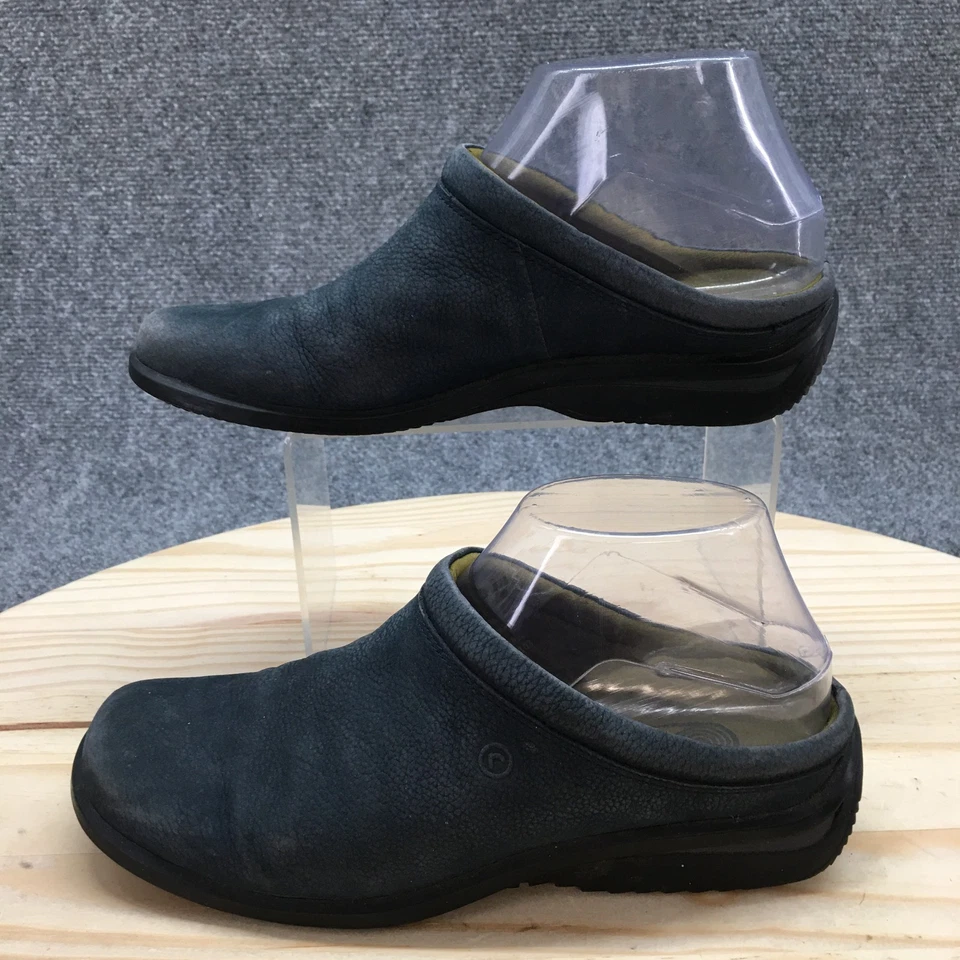 Zapatos Rockport para mujer 6,5 M zuecos de cuero azul informales punta cerrada cómodos parte superior baja Foto 2 de 4