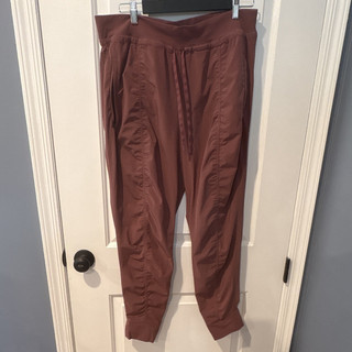 Pantalone Athleta Attitude II donna 16 pantaloni jogger rosa intenso tasche con coulisse
