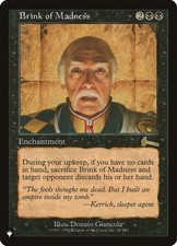 x1 Brink of Madness - The List R MTG The List M/NM, English