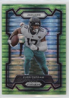2023 Panini Prizm Neon Green Pulsar Prizm Evan Engram #135 2xd