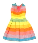 Vintage 1965-1966 Barbie Fun N Games #1619 Rainbow Striped Dress